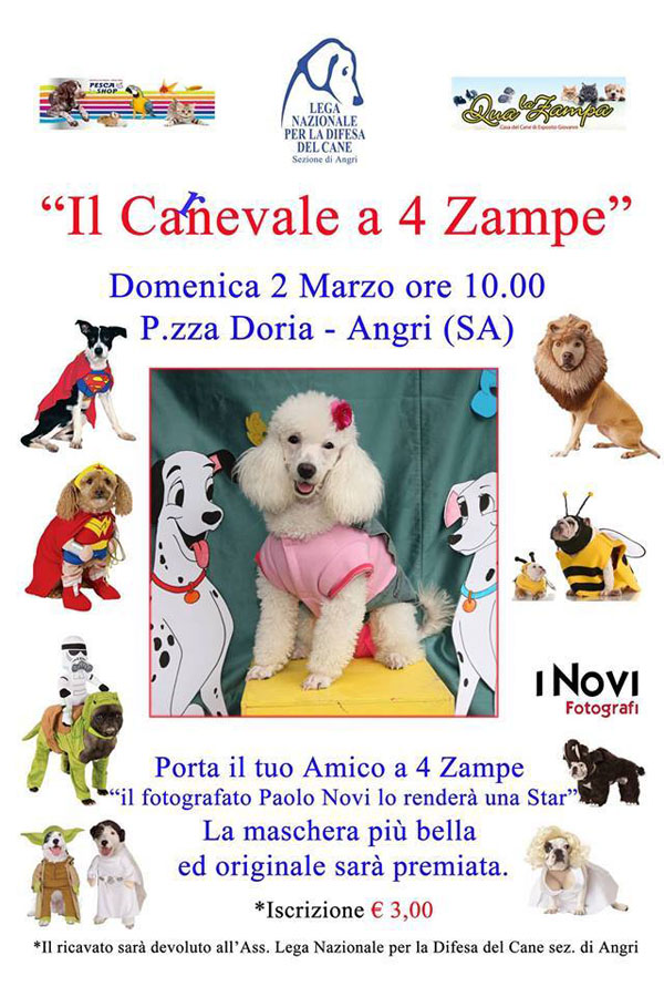 Carnevale a 4 zampe