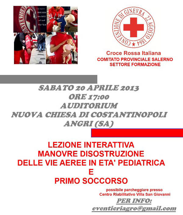 sabato 20 Aprile alle ore 17:00 presso l'auditorium della Nuova Chiesa di Costantinopoli