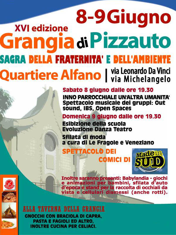 Angri 8 e 9 giugno 2013 Sagra della Grangia di Pizzauto - XVI Edizione 