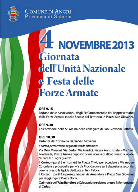 Giornata dell'Unità Nazionale e Festa delle Forze Armate