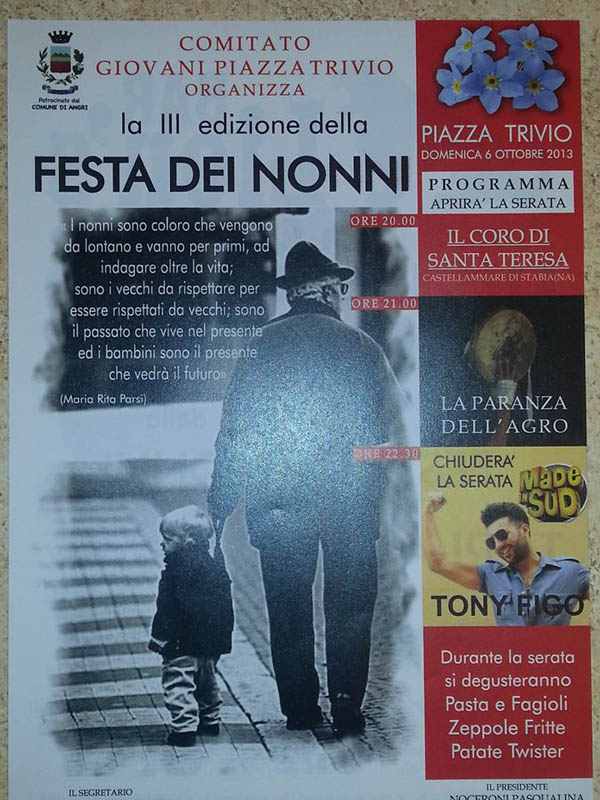 la terza edizione della Festa dei Nonni