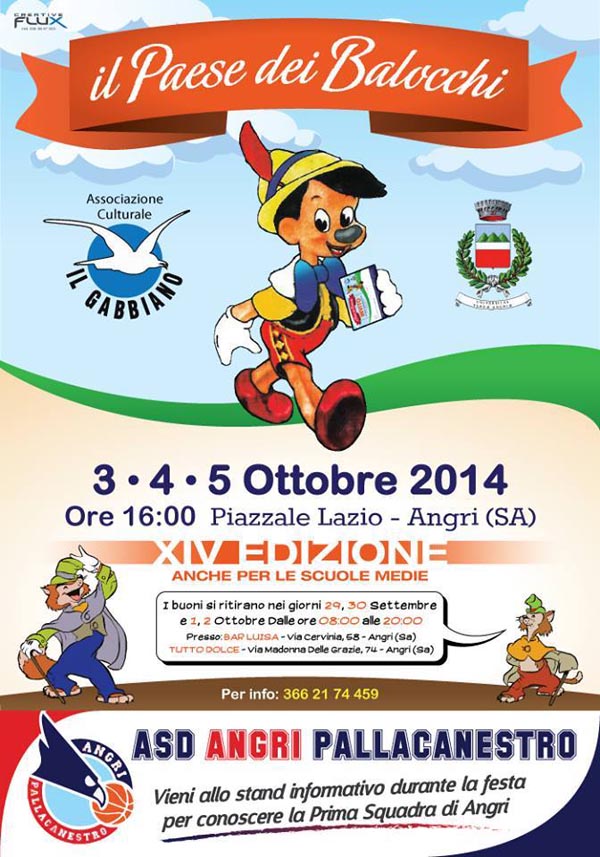Piazzale Lazio, Angri, 27-28-29 settembre 2013 ore 16.00