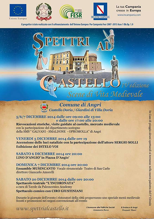 Al via la quarta edizione di Spettri al Castello