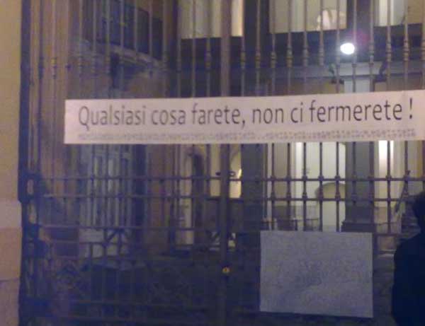 “Qualsiasi cosa farete, non ci fermerete”