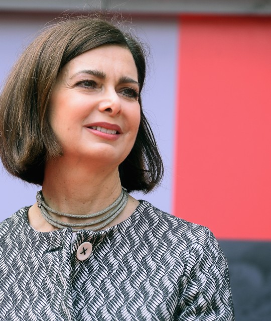 Presidente Laura Boldrini in visita a Pompei scavi