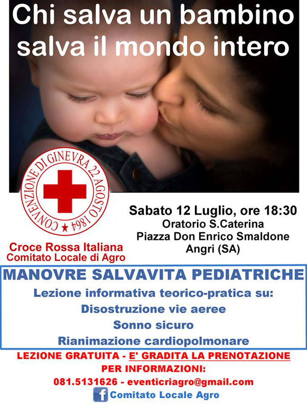 LEZIONE INFORMATIVA SULLE MANOVRE SALVAVITA PEDIATRICHE