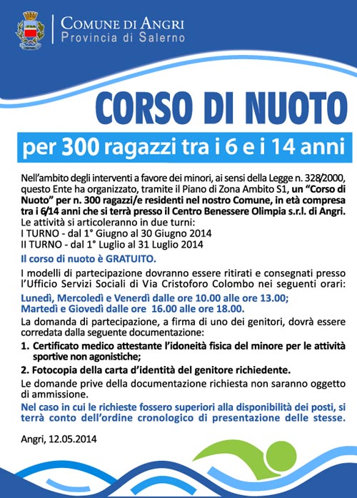 corso nuoto