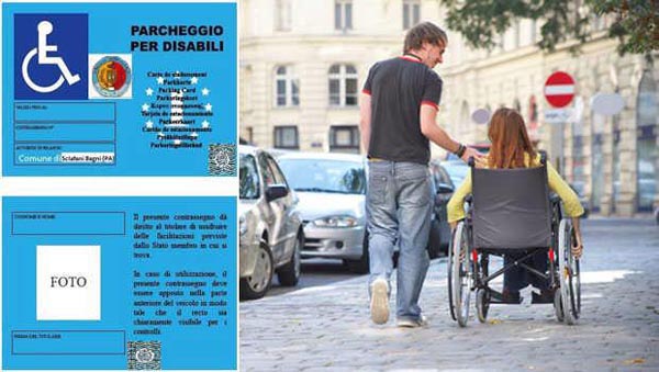 contrassegno anti contraffazione per disabili