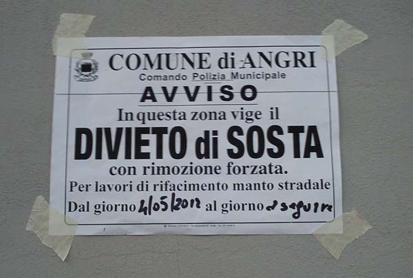 Viale degli Astronauti: divieto di sosta dal 4 maggio 2012 